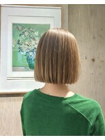 キミトヘアデザインアンドスパ(Kimito Hair design&spa)&nbsp;切りっぱなしミニボブ/ぱつボブ