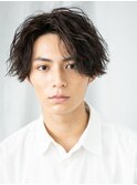 ツイストスパイラルパーマ刈り上げセンターパートショートg与野
