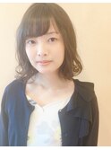 【morio鶴瀬】大人かわいいルーズウェーブボブ
