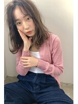 アコロン 武蔵小杉(acoron.)&nbsp;小顔前髪×ココアブラウン×大人かわいい×フリンジウェーブ