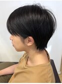 直毛×ショート