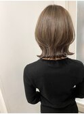 《GRANDLINE松本》韓国くびれミディアム グレージュカラー