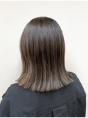 切りっぱなしボブ×ナチュラルグラデーション