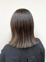 トップヘアー 中庄店(TOP HAIR fuapua) 切りっぱなしボブ×ナチュラルグラデーション