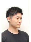 【ヨシザワ聖路加】束感ツーブロックベリーショート刈り上げ学生