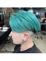 ローレンアンドパレード 並木坂店(Lauren&Parade) シアングリーン×レディースフェード