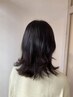 【髪質改善】天然成分ヴィラロドラカラー（白髪染め）+Aujuaトリートメント