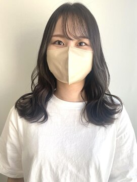 クイントネオリーブ 自由が丘正面口店(quint:neolive) ash brown × セミロング