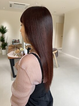 メイン(『　　』main) チェリーピンク×酸熱トリートメント