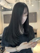 ヨロ 小岩(YOLO) ミルクティーグレージュハイライトケアブリーチレイヤーカット