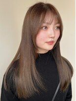 グリンプス 大濠店(Glimpse) 髪質改善 縮毛矯正 艶感 アッシュ 酸性ストレート 透明感