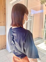 クロエ バイ ラヴィズム 小針店(CLOE by LUVISM)&nbsp;ボブ×オレンジブラウン