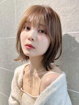 サンド ミュウ 横浜店(sand mieu)&nbsp;ボブ/横浜ボブ/顔周りカット/ベージュカラー/透明感カラー