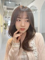 髪質改善＊韓国風レイヤーセミロング＊美髪【Zina 銀座中央】