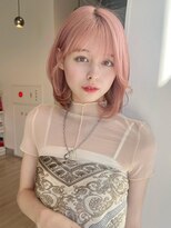 ユーフォリア エヌ 池袋サンシャイン通り店(Euphoria +n)&nbsp;ガーリーヘア☆ホワイトピンク