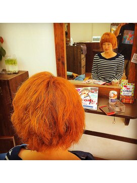 ニトロ(nitoro) ダブルカラー　アプリコットオレンジ