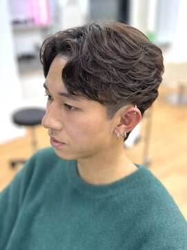 ビカム 名駅(become) 【フェザーショート】フェザーパーマ 名古屋 センターパート