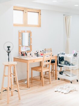 エリリーム(mlilym)の写真/【ヘアセット/メイク/着付け専門店＊】フォトウェディングも可能なオシャレ空間で[特別な1日]をお手伝い♪