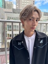 ボヌール メンズ 茨木(Bonheur)&nbsp;20代30代40代アップバングのフェザーショート