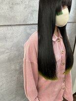 ヴォレ(voler)&nbsp;Green/裾カラー/ロング