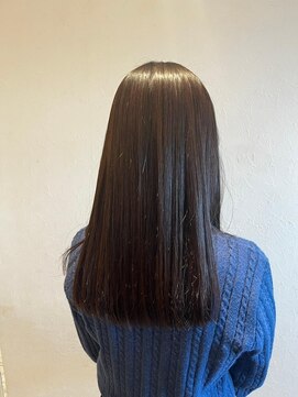 エヌアンドエー 春日部東口店(hair shop N&A) 見惚れるような綺麗な艶髪ストレート 髪質改善ケア