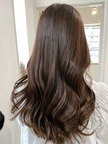 ビビバイベル(BiVi by BHEL)&nbsp;グレージュブルージュベージュカラー顔周りレイヤーカット韓国