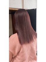 ルーブル(LOUVRE) 【Hitomi】春♪ブリーチなしWカラー/ピンクベージュ