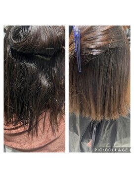 フェリア 渋谷(Feria) 【Feria 渋谷】プレ縮毛矯正×硬毛多毛 "Tsuyuki"