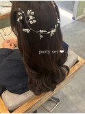 パーティヘアアレンジ/ヘアセット/ヘアアレンジ