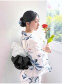 花火大会☆ヘアセット着付け