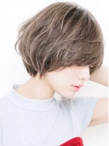 6Dエクステ 板橋店 アッシュベージュカラーショートレイヤーカット