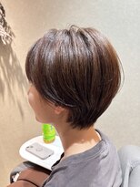 カナモ(Canamo)&nbsp;チョコブラウン／丸みショート/マッシュ/透明感カラー／髪質改善