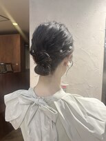 シュリット(schritt) シニヨンヘア ヘアセット お呼ばれヘア 渋谷宮益坂momoko