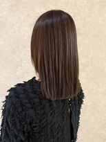 オブジェ シエル(obje't ciel)&nbsp;【obje't ciel】切りっぱなしロング/ダークブラウン【佐藤早希】