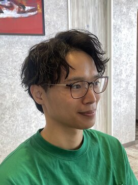 ステレオ ヘアデザイン 安城店(STEREO HAIR DESIGN) センターパート×シャドウパーマ（10月）