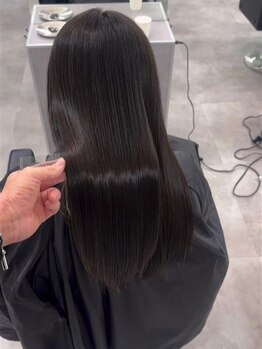 カレント 蕨(THE CURRENT)の写真/【当日予約受付OK】お客様の髪質や癖に合わせた薬剤選定で、理想のダメージレスなストレートな髪へ[蕨]