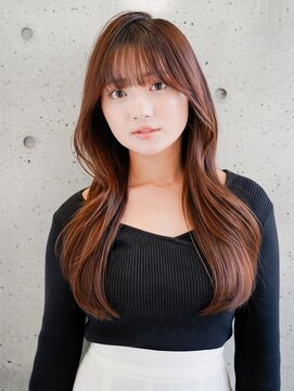 韓国風ｘシースルーバングｘエギョモリｘタンバルモリｘレイヤー