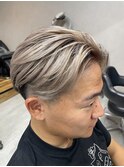 MEN’S HAIR/サーフカール/刈り上げセンターパート/千葉駅