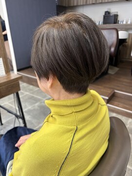 バセット バイ アルター 鎌取店(basset by aL-ter) ショート/ダークアッシュ/似合わせカット/鎌取