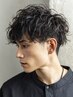 【メンズリピート人気No3】カット＋波巻きパーマ＋眉カット　￥10000