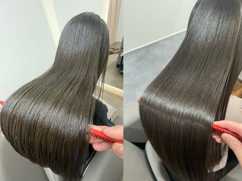 アプレッジ(PLEDGE)の写真/”Aujuaトリートメント”取扱い店☆あなたの髪質に合わせたオーダーメイドのヘアケアで、憧れの美髪へ♪