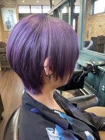 モナン 海老名(Monan) ウルフ パープルアッシュ パープルカラー 色落ち重視カラー