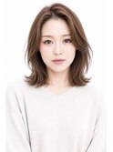 20代/40代/30代/オフィス/ショートボブ/小顔ヘア/面長
