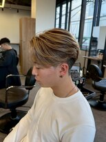 リッチブランドアンドコー 守口店(Rich Brand&Co)&nbsp;アップバングセンターパートツイストスパイラルバレイヤージュ
