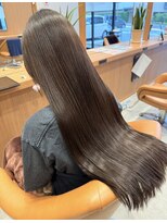 アクセスムーン 上水戸店(Access Moon)&nbsp;ワンホンレイヤー/ミルクティーブロンド/ダークブルー/上水戸