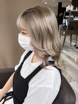 リオリス ヘア サロン(Rioris hair salon)&nbsp;透明感ミルクティーベージュ ×/ピンクインナー