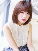 【ヘアジュレドゥ 松田 】 Loveシースルーバング☆ショート
