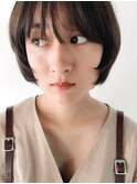 黒髪小顔ショートボブワンレン/20代30代40代50代60代