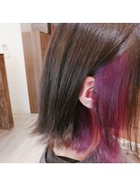 イストワール美容室 インナーダブルカラー*purple*