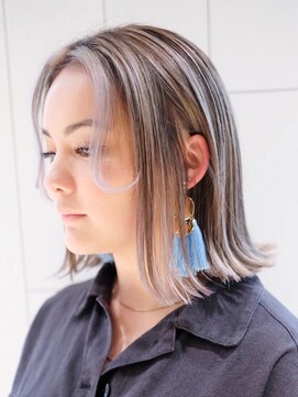 アルバム 銀座(ALBUM GINZA) バレイヤージュ_セシルカットココアブラウン_ba299322